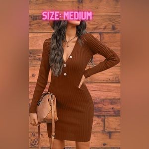 Blooming Jelly Women's Long Sleeve Sweater Dress